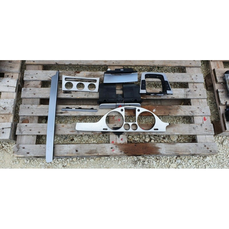 Dettagli su   VOLKSWAGEN PASSAT 3C B6 MODANATURE INTERNE CRUSCOTTO QUADRO STRUMENTI ALLUMINIO