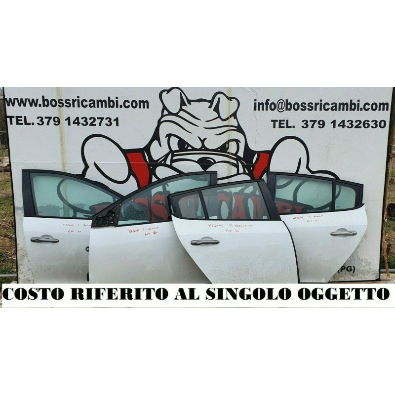 Dettagli su   RENAULT MEGANE 3 SPORTELLO SPORTELLI PORTA PORTIERA PORTE LATERALE ANT POST DXSX
