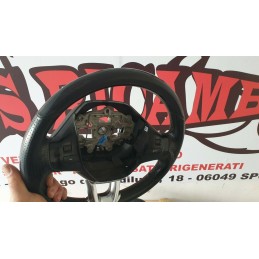 Dettagli su   PEUGEOT 208 VOLANTE IN PELLE CON COMANDI RADIO INSERTI CROMO