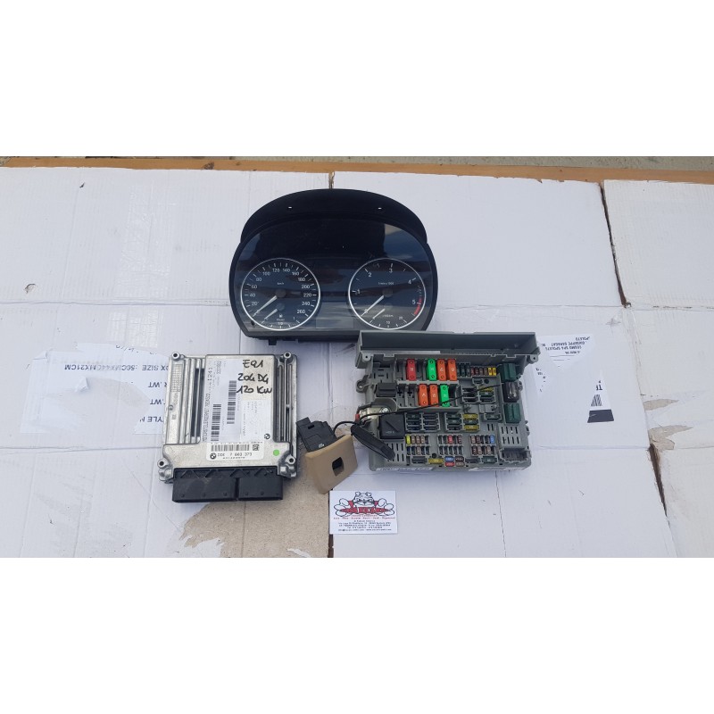 BMW SERIE 3 E90/91 KIT ACCENSIONE AVVIAMENTO MOTORE CENTRALINA ECU CHIAVE BODY