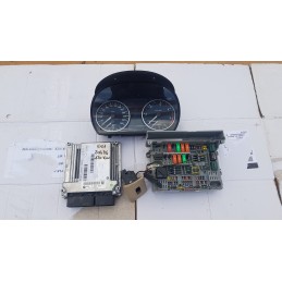 BMW SERIE 3 E90/91 KIT ACCENSIONE AVVIAMENTO MOTORE CENTRALINA ECU CHIAVE BODY