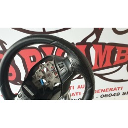 Dettagli su   PEUGEOT 208 VOLANTE IN PELLE CON COMANDI RADIO INSERTI CROMO