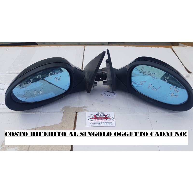 BMW SERIE 3 E90 E91 SPECCHIETTO SPECCHIO RETROVISORE ESTERNO VETRO DX SX