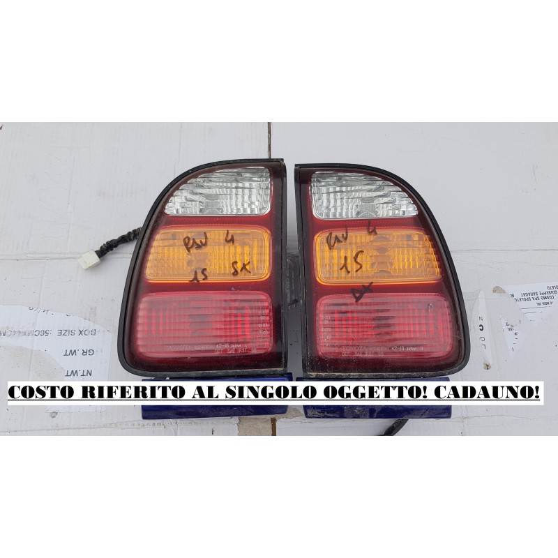 TOYOTA RAV 4 PRIMA SERIE FANALE STOP FANALI LAMPADA FARO FARI POSTERIORE DX SX