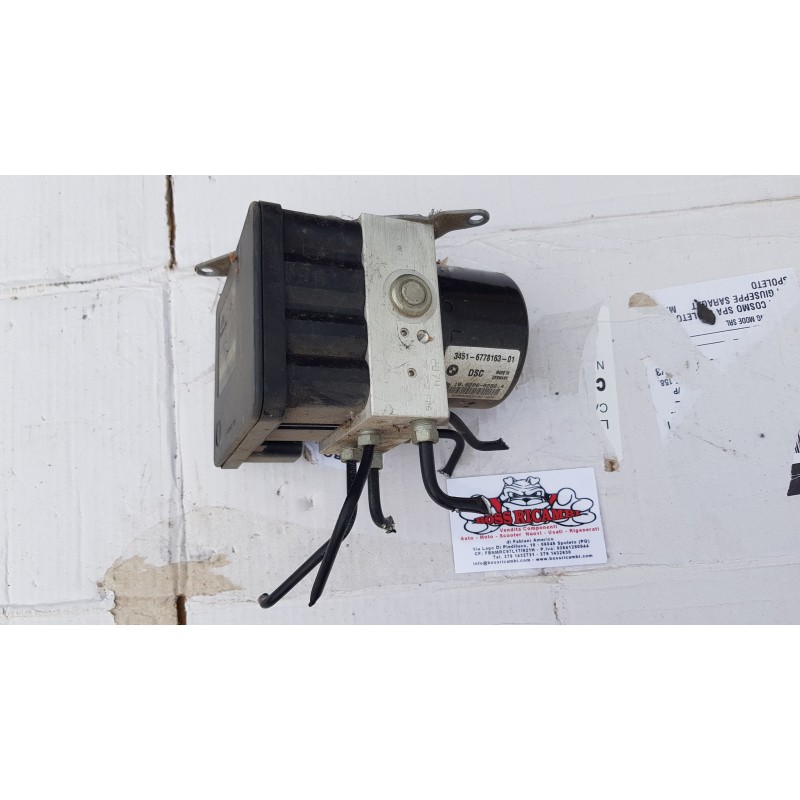 BMW SERIE 3 E90 E91 CENTRALINA MODULO AGGREGATO POMPA ABS DSC 6778163-01