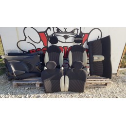 MINI COOPER R56 TAPPEZZERIA SEDILI SEDILE INTERNI INTERNA SELLERIA MISTO PELLE