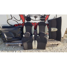 MINI COOPER R56 TAPPEZZERIA SEDILI SEDILE INTERNI INTERNA SELLERIA MISTO PELLE