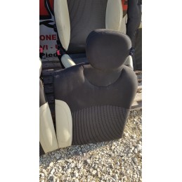MINI COOPER R56 TAPPEZZERIA SEDILI SEDILE INTERNI INTERNA SELLERIA MISTO PELLE