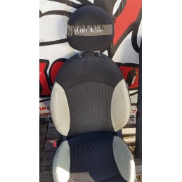 MINI COOPER R56 TAPPEZZERIA SEDILI SEDILE INTERNI INTERNA SELLERIA MISTO PELLE
