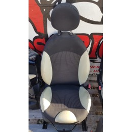 MINI COOPER R56 TAPPEZZERIA SEDILI SEDILE INTERNI INTERNA SELLERIA MISTO PELLE
