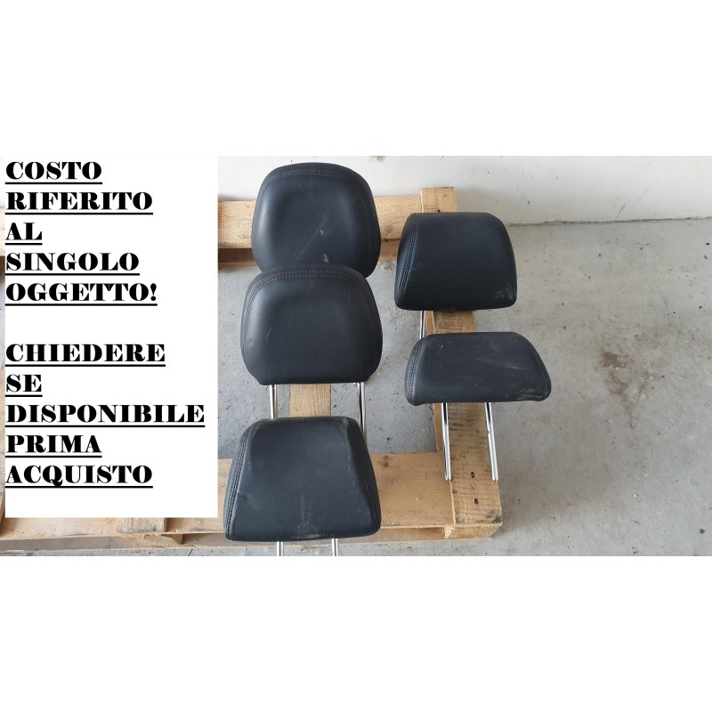 PEUGEOT 208 POGGIATESTA SEDILI SEDILE ANTERIORE POSTERIORE DX SX IN PELLE