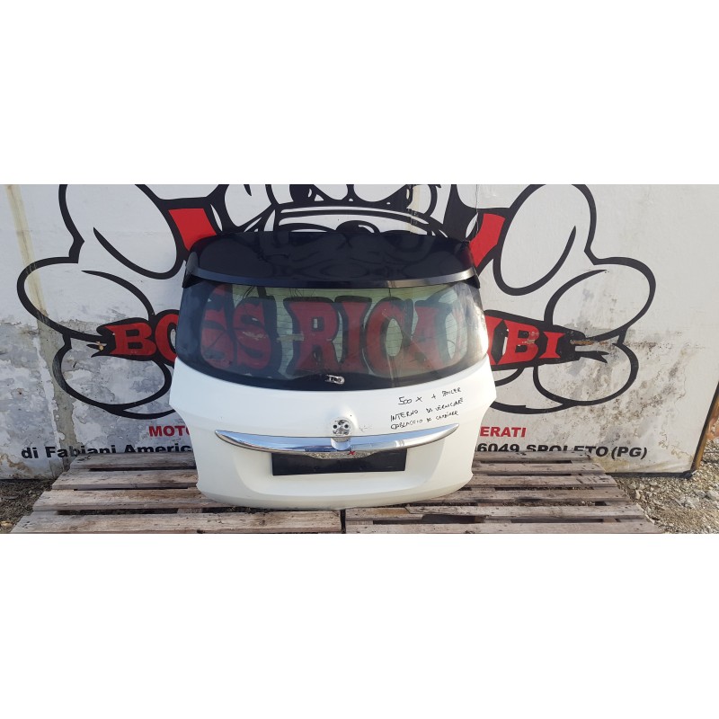 FIAT 500X PORTELLONE COFANO BAGAGLIAIO POSTERIORE LUNOTTO TERMICO SPOILER