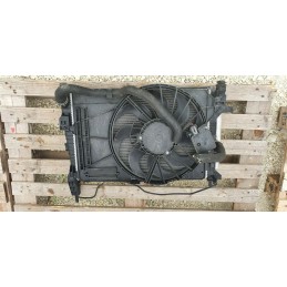 FORD FOCUS MK3 KIT RADIATORI CLIMA ACQUA RAFFREDAMENTO ELETTROVENTOLA 1.6D T1DB