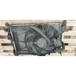 FORD FOCUS MK3 KIT RADIATORI CLIMA ACQUA RAFFREDAMENTO ELETTROVENTOLA 1.6D T1DB