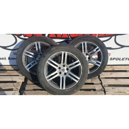 1x CERCHIO IN LEGA CON GOMMA PNEUMATICO LANCIA THEMA 18 POLLICI 5 FORI INT 5x115