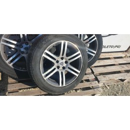 1x CERCHIO IN LEGA CON GOMMA PNEUMATICO LANCIA THEMA 18 POLLICI 5 FORI INT 5x115
