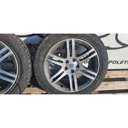 1x CERCHIO IN LEGA CON GOMMA PNEUMATICO LANCIA THEMA 18 POLLICI 5 FORI INT 5x115