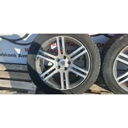 1x CERCHIO IN LEGA CON GOMMA PNEUMATICO LANCIA THEMA 18 POLLICI 5 FORI INT 5x115