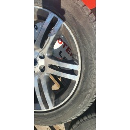 1x CERCHIO IN LEGA CON GOMMA PNEUMATICO LANCIA THEMA 18 POLLICI 5 FORI INT 5x115