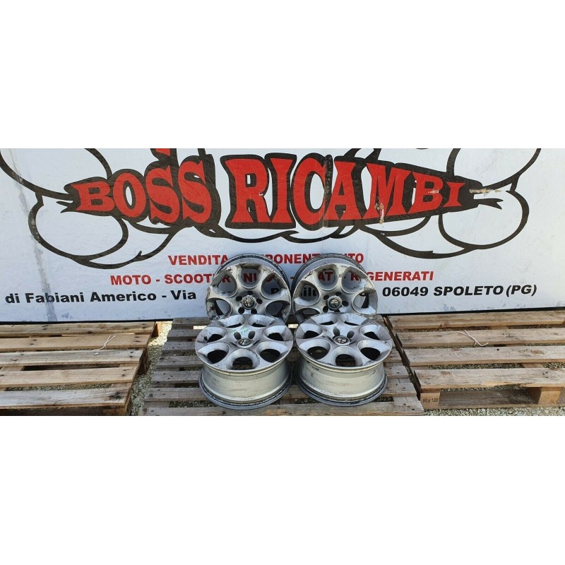 4x CERCHI IN LEGA SPEEDLINE ALFA ROMEO 159-BRERA-GIULIETTA-SPIDER INT 5x110 R16"