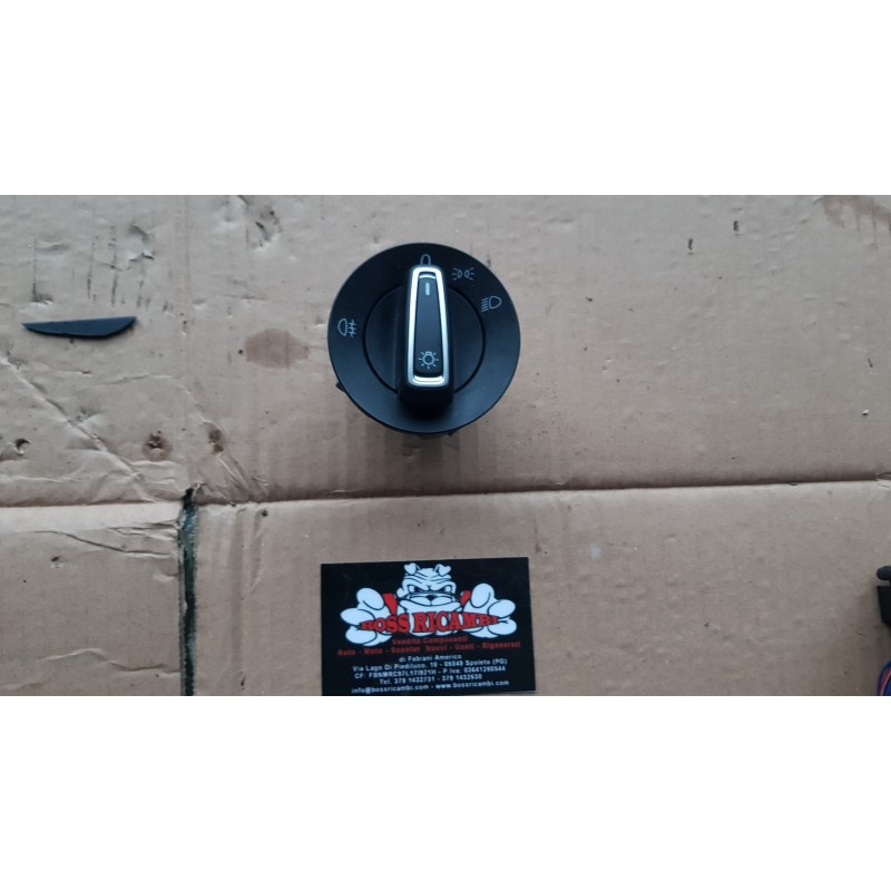 VOLKSWAGEN GOLF 7 INTERRUTTORE ACCENSIONE PULSANTIERA LUCI FENDINEBBIA 5G0941431