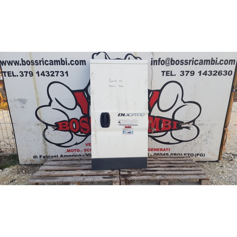 FIAT DUCATO 250 3S SPORTELLO PORTA PORTIERA CARICO MANIGLIA POSTERIORE DESTRA DX