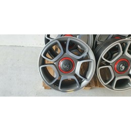 CERCHI CERCHIO IN LEGA FIAT 500 ABARTH-BRAVO INT. 4x98 DA 17 POLLICI (SEMINUOVI)