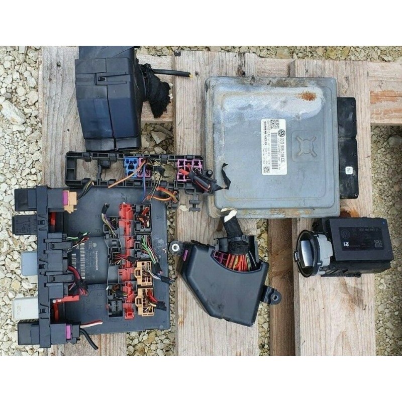 Dettagli su   VOLKSWAGEN PASSAT 3C B6 KIT ACCENSIONE AVVIAMENTO MOTORE ECU FUSIBILI 2.0D BKP
