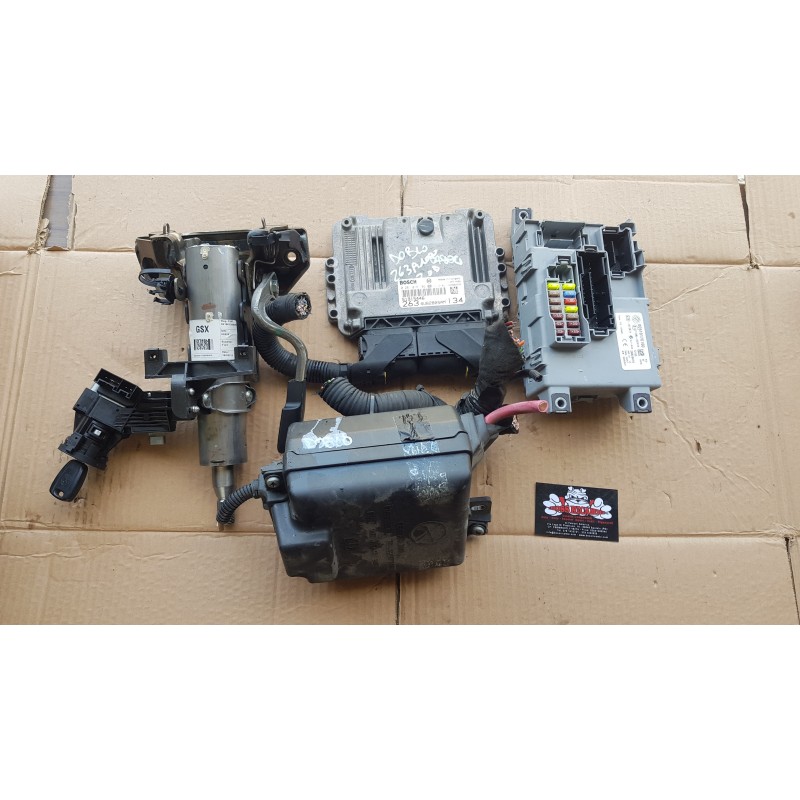 FIAT DOBLO 263 3 SERIE KIT ACCENSIONE AVVIAMENTO CENTRALINA CHIAVE ECU 263A1000