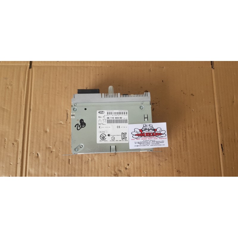 PEUGEOT 208 STEREO AUTORADIO SMEG CEM00 SISTEMA NAVIGAZIONE 9811066580