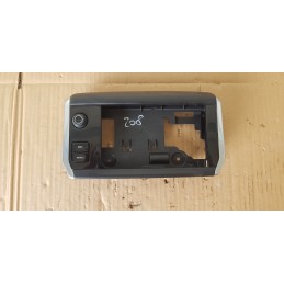 PEUGEOT 208 RIVESTIMENTO MASCHERINA COVER TASTIERA AUTORADIO NAVIGATORE DISPLAY